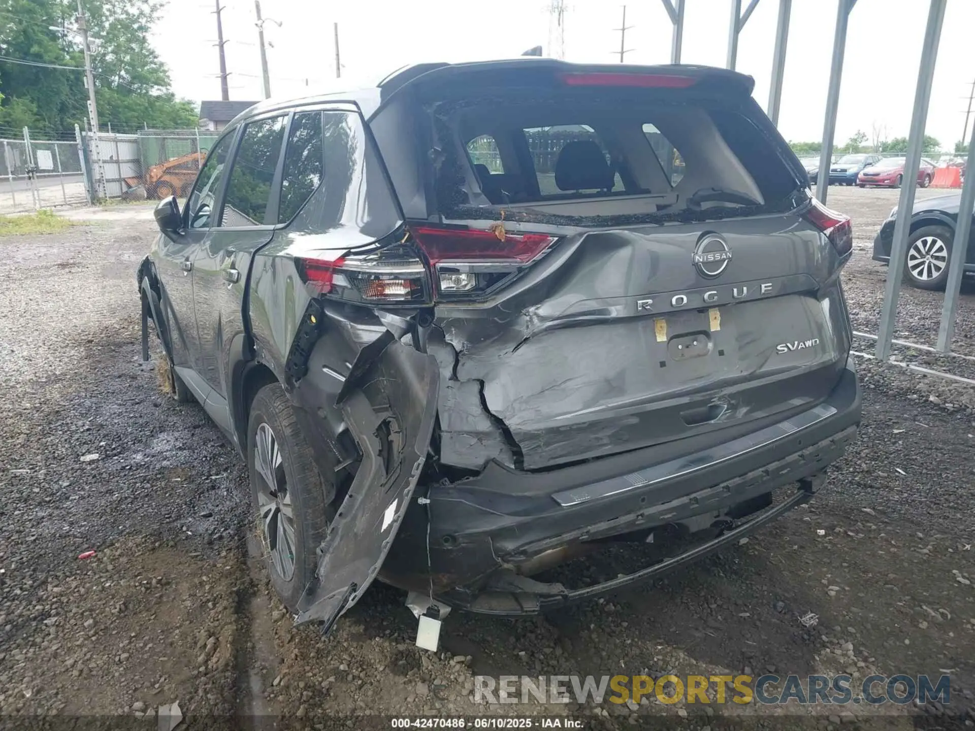 6 Photograph of a damaged car 5N1BT3BB1NC727293 NISSAN ROGUE 2022