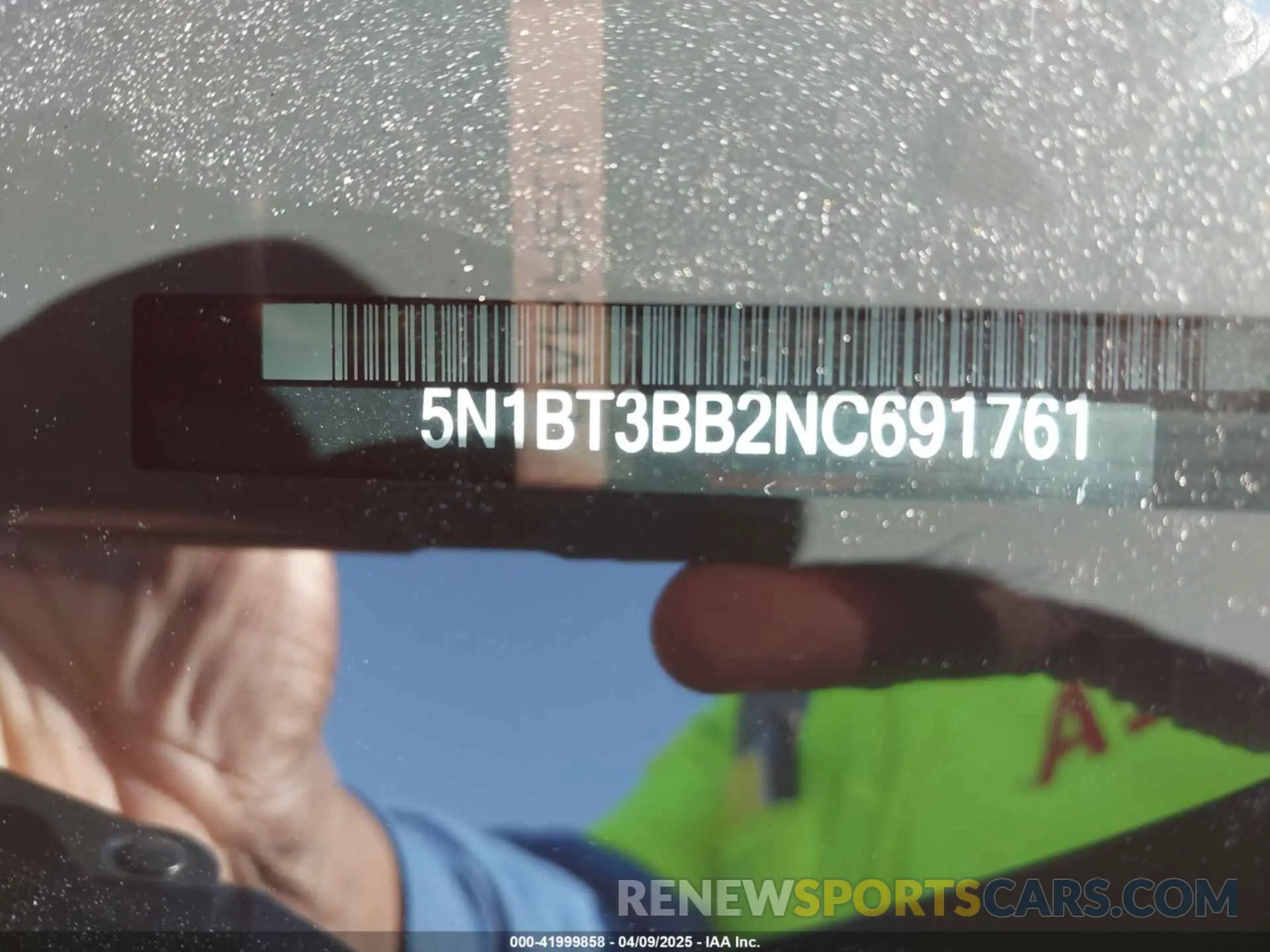 9 Photograph of a damaged car 5N1BT3BB2NC691761 NISSAN ROGUE 2022