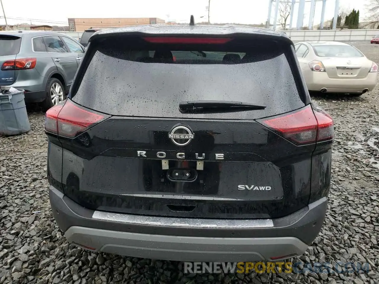 6 Photograph of a damaged car 5N1BT3BB2NC693574 NISSAN ROGUE 2022