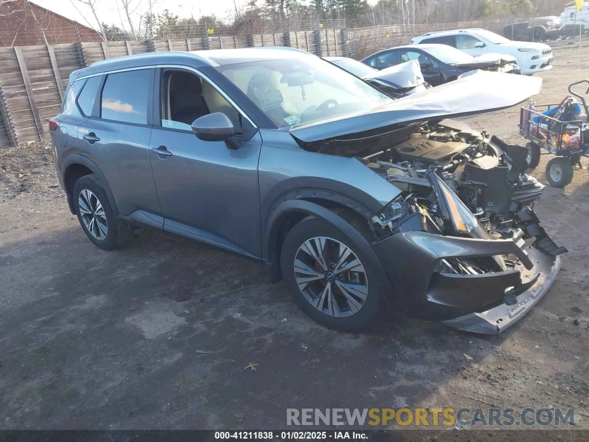 13 Photograph of a damaged car 5N1BT3BB2NC731868 NISSAN ROGUE 2022