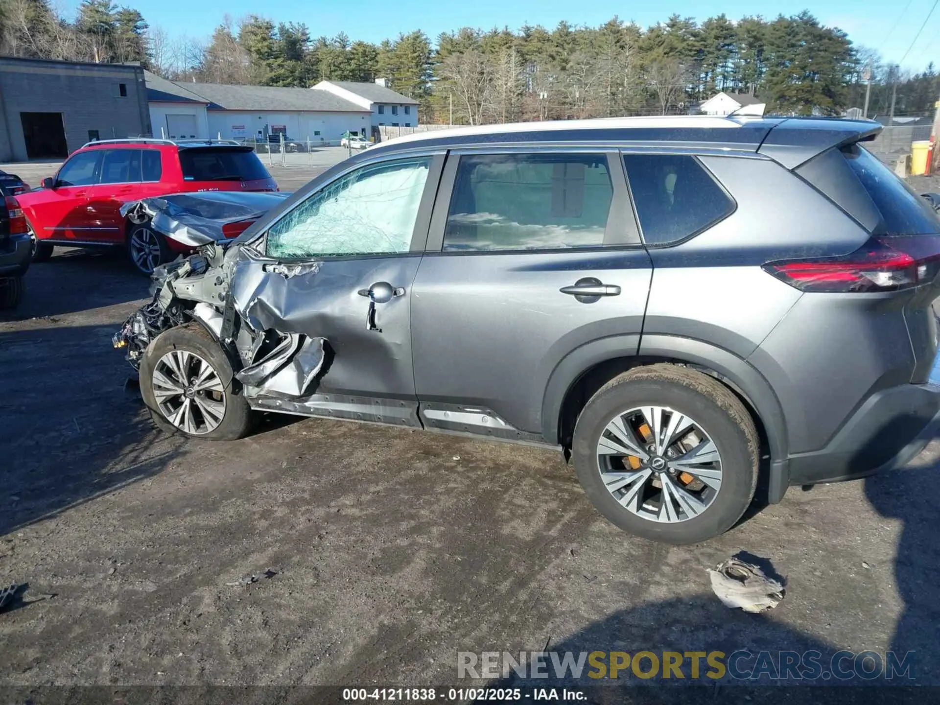 14 Photograph of a damaged car 5N1BT3BB2NC731868 NISSAN ROGUE 2022