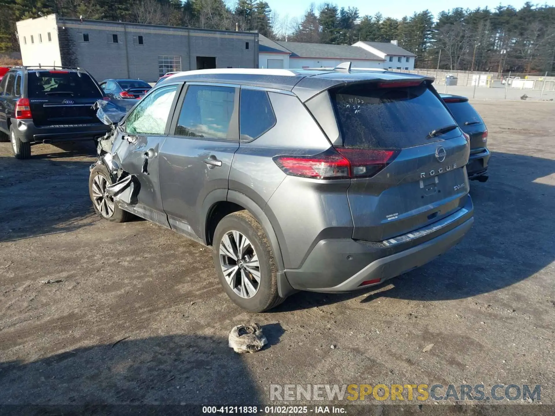 3 Photograph of a damaged car 5N1BT3BB2NC731868 NISSAN ROGUE 2022