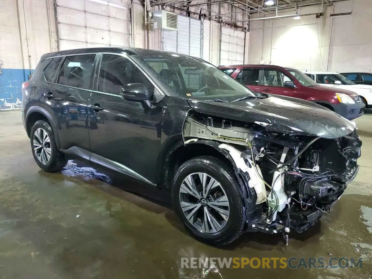 4 Photograph of a damaged car 5N1BT3BB2NC734060 NISSAN ROGUE 2022
