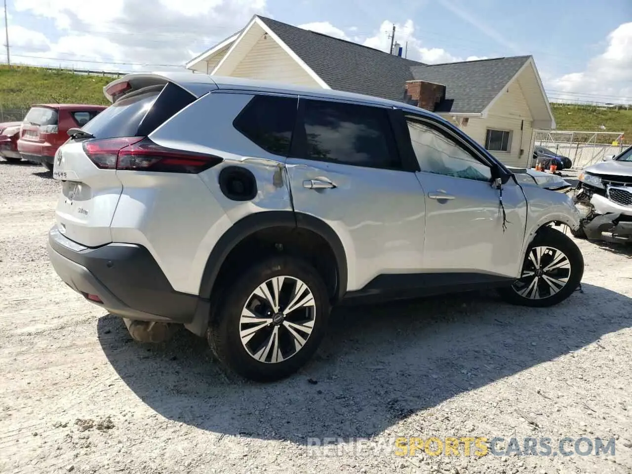 3 Photograph of a damaged car 5N1BT3BB5NC673948 NISSAN ROGUE 2022