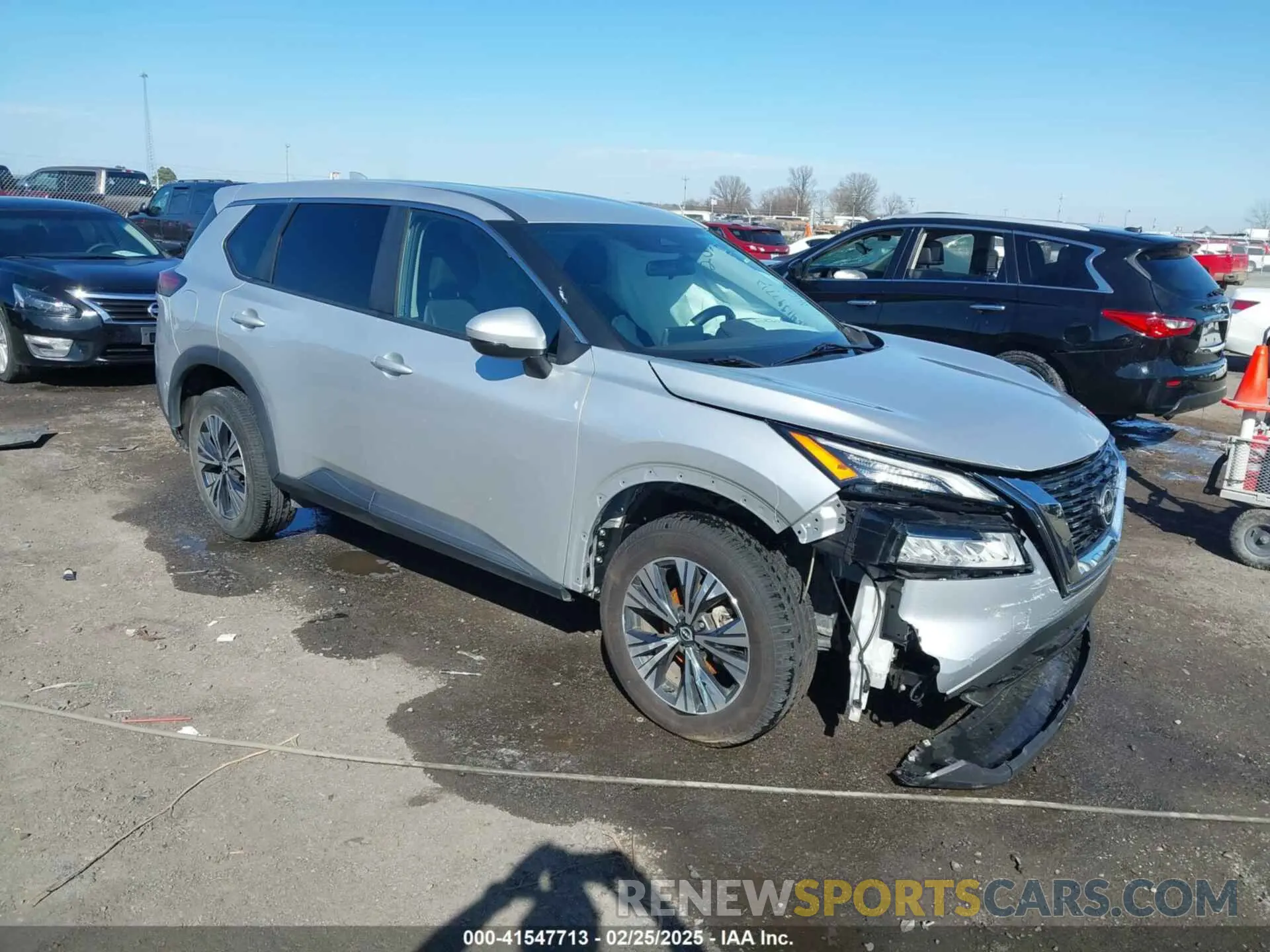1 Photograph of a damaged car 5N1BT3BB6NC693707 NISSAN ROGUE 2022