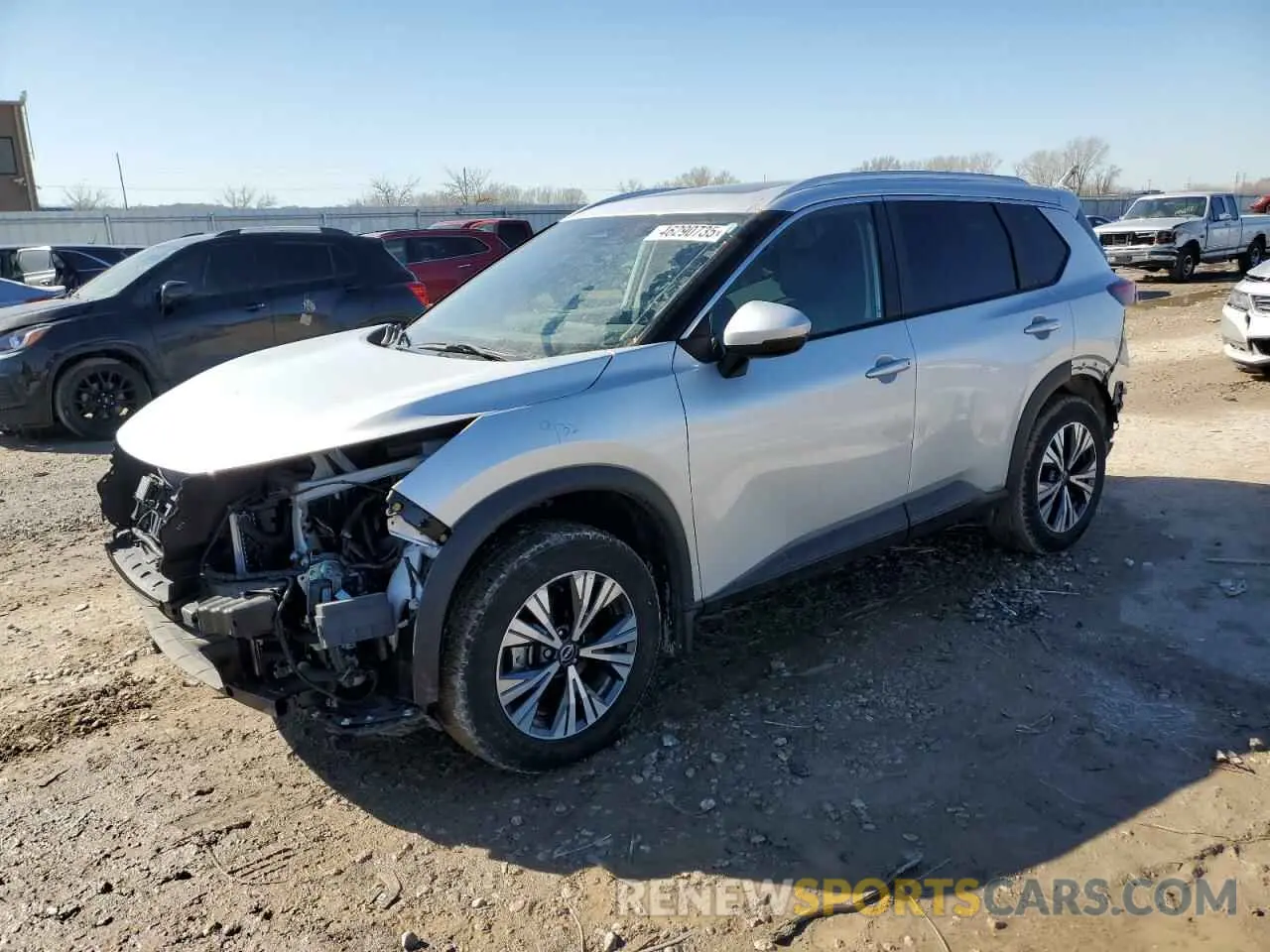 1 Photograph of a damaged car 5N1BT3BB8NC706070 NISSAN ROGUE 2022