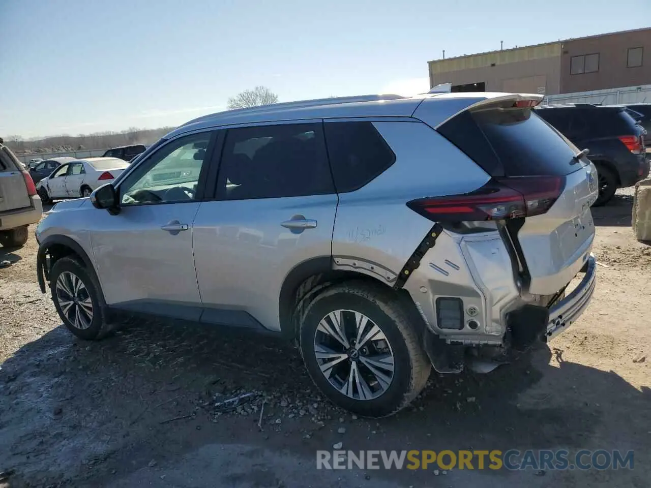 2 Photograph of a damaged car 5N1BT3BB8NC706070 NISSAN ROGUE 2022