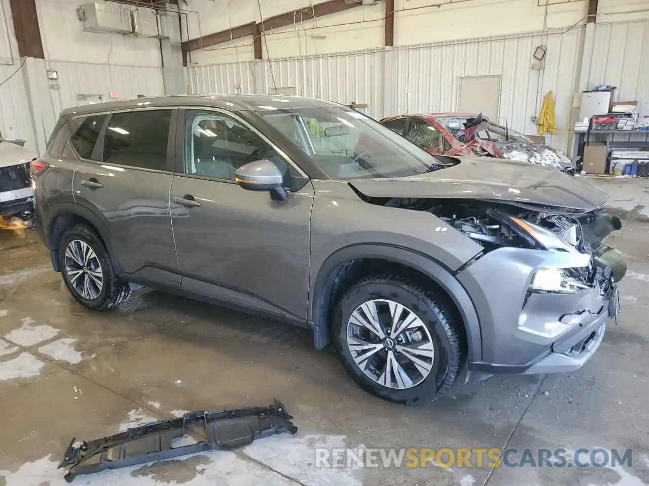 4 Photograph of a damaged car 5N1BT3BB9NC681552 NISSAN ROGUE 2022