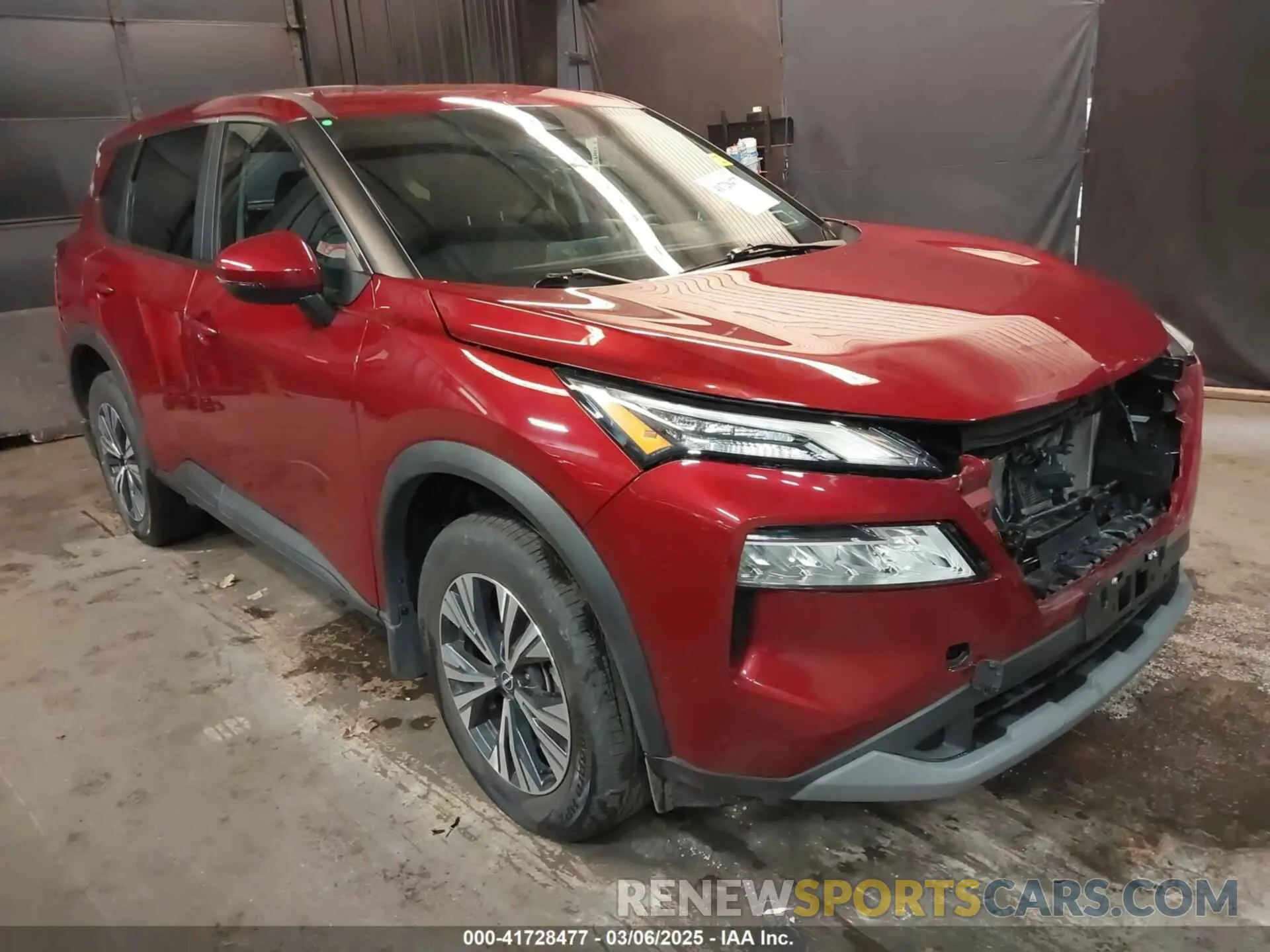 1 Photograph of a damaged car 5N1BT3BB9NC726098 NISSAN ROGUE 2022