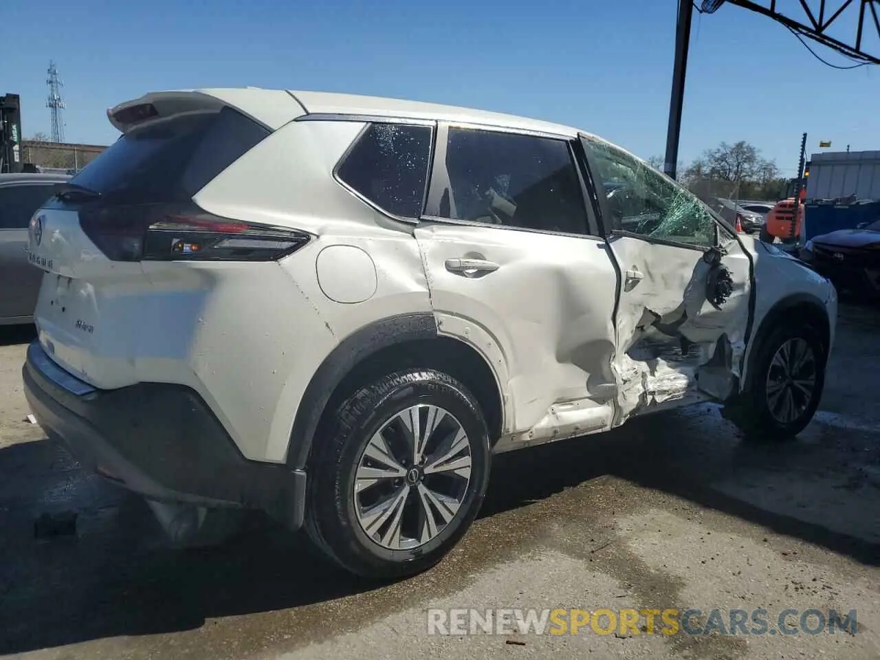 3 Photograph of a damaged car 5N1BT3BBXNC725302 NISSAN ROGUE 2022