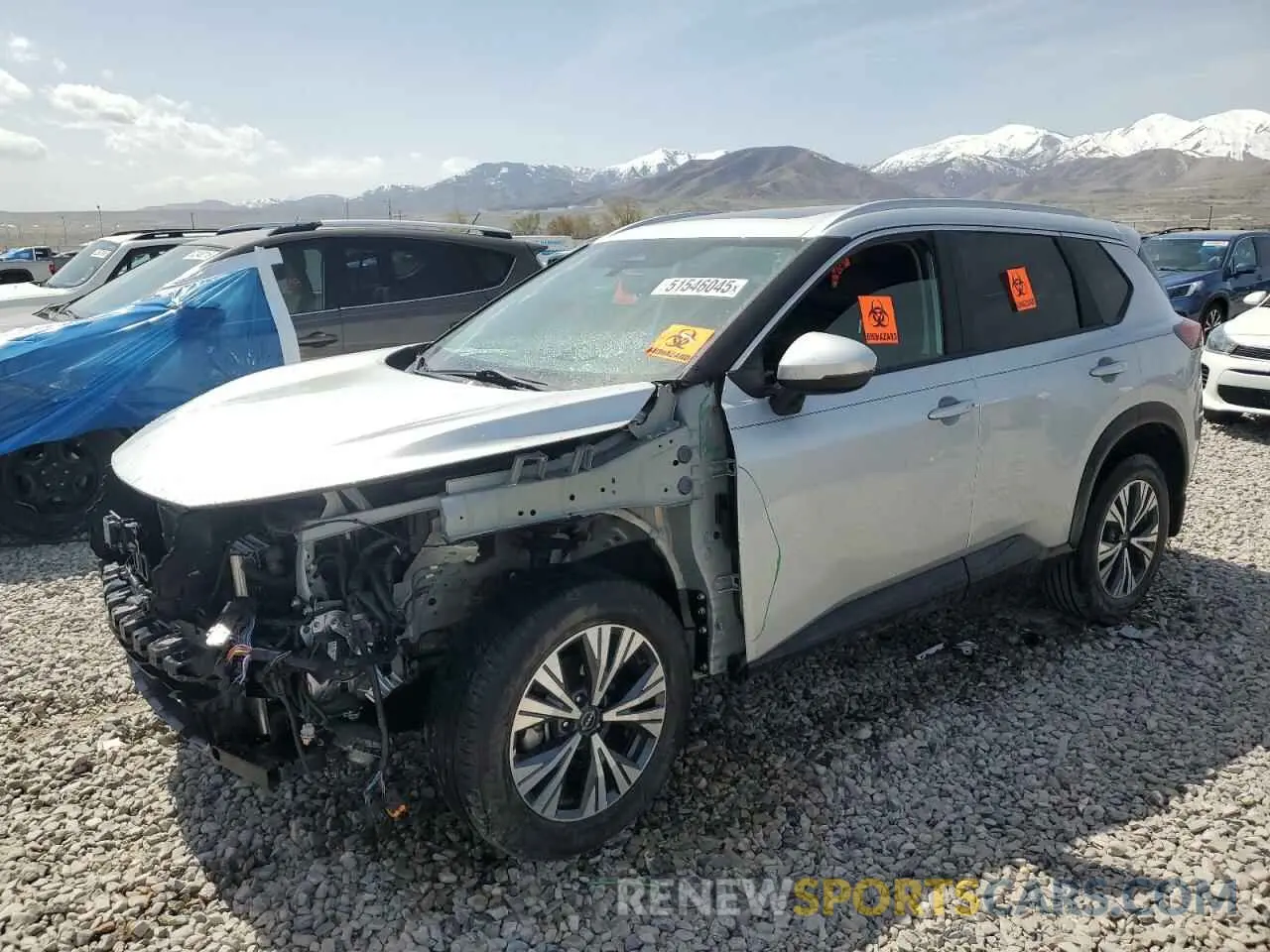 1 Photograph of a damaged car 5N1BT3BBXNC732346 NISSAN ROGUE 2022