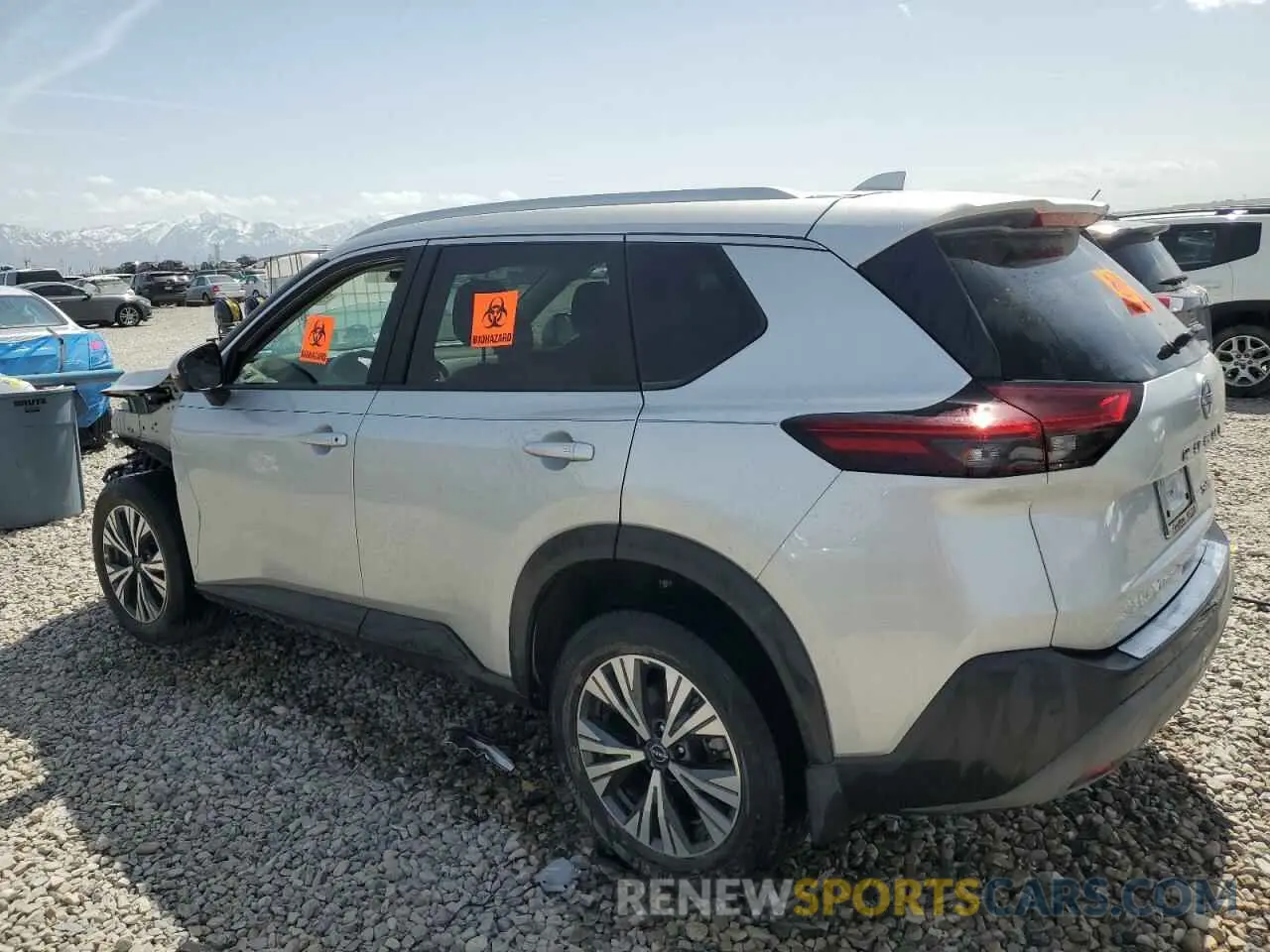 2 Photograph of a damaged car 5N1BT3BBXNC732346 NISSAN ROGUE 2022