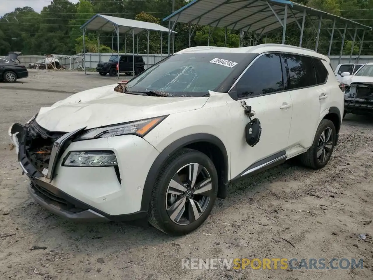 1 Photograph of a damaged car 5N1BT3CA1NC709074 NISSAN ROGUE 2022