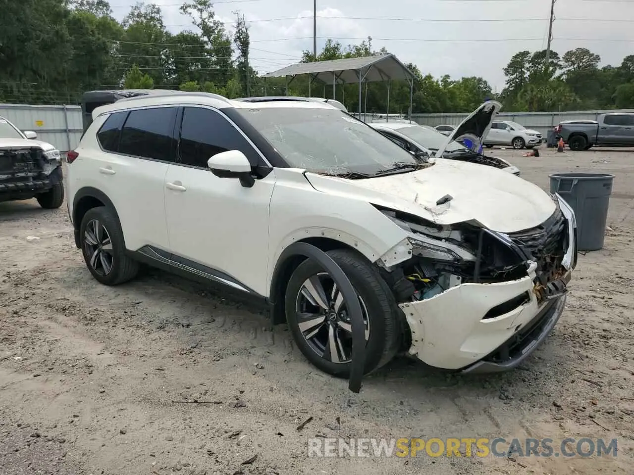 4 Photograph of a damaged car 5N1BT3CA1NC709074 NISSAN ROGUE 2022