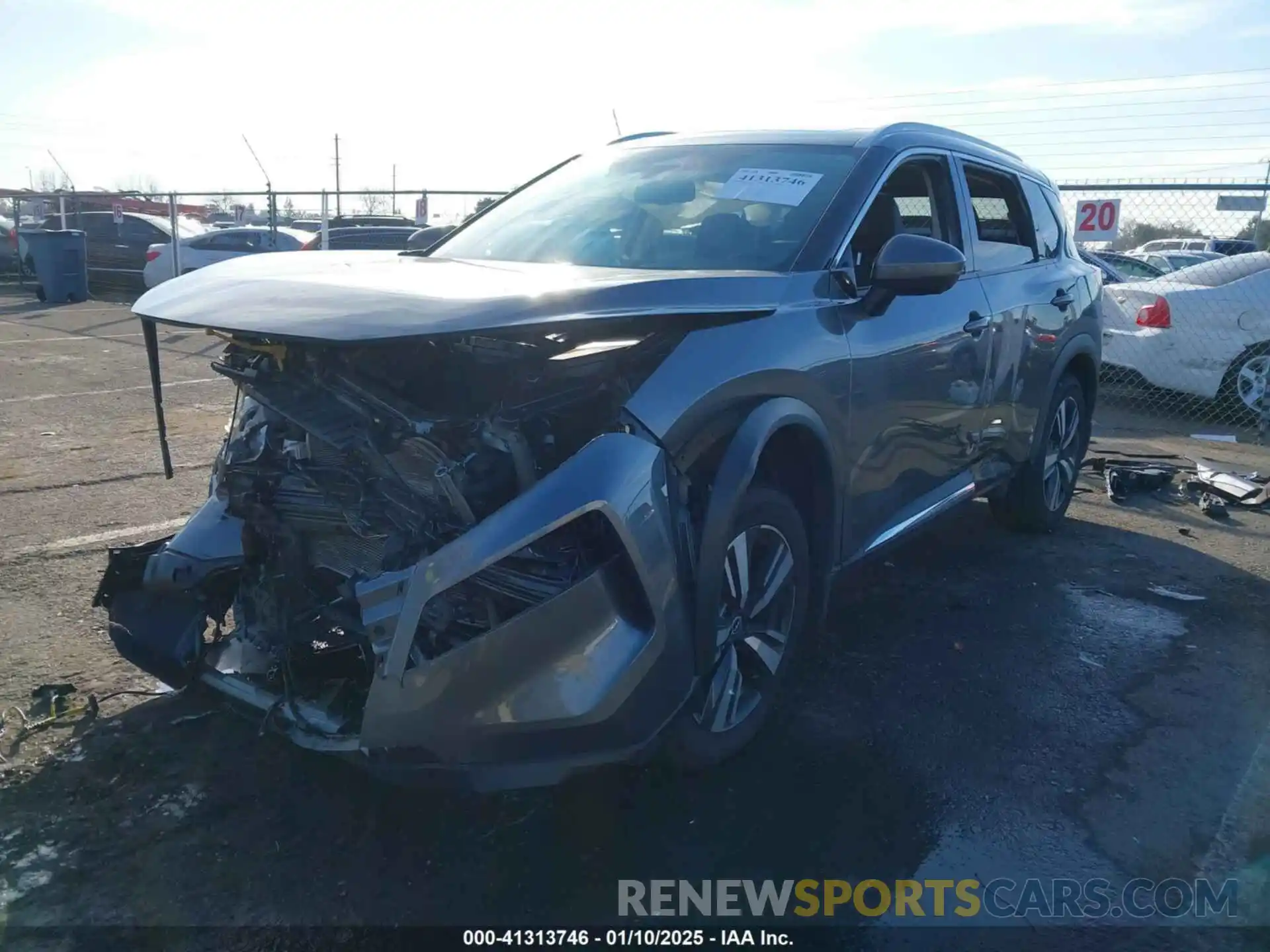 2 Photograph of a damaged car 5N1BT3CA7NC702260 NISSAN ROGUE 2022