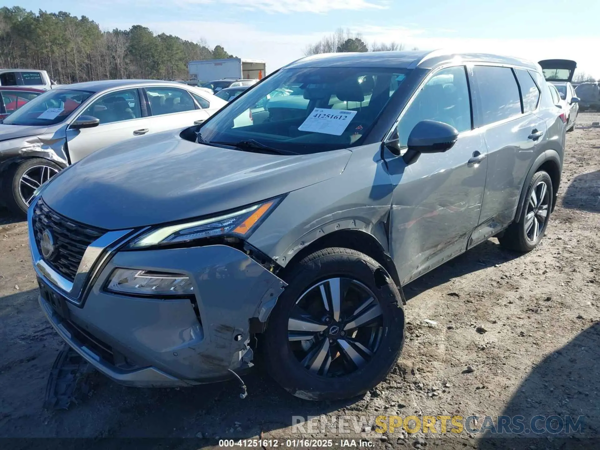 2 Photograph of a damaged car 5N1BT3CAXNC690993 NISSAN ROGUE 2022