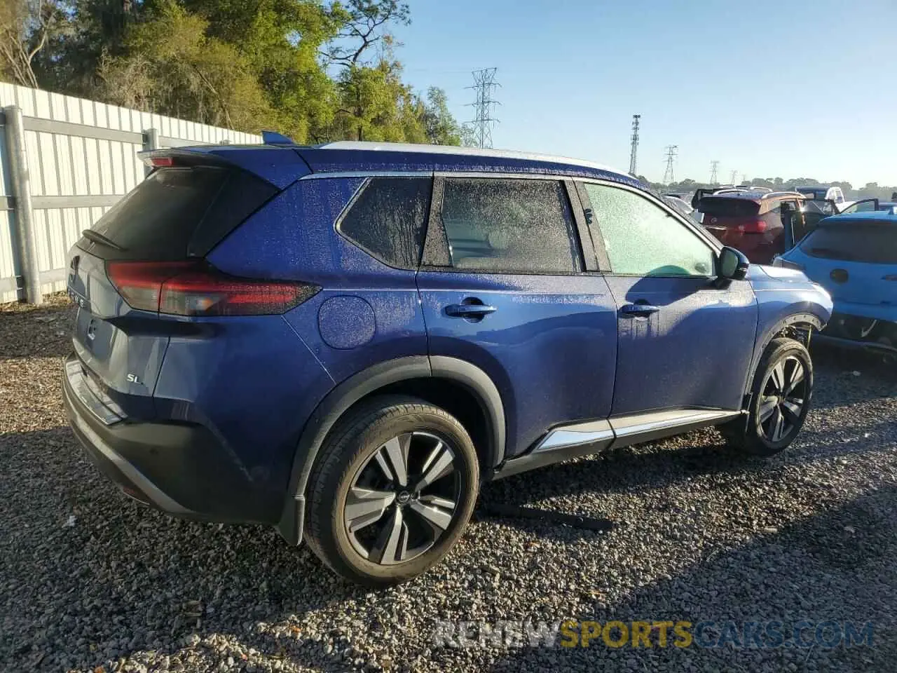 3 Photograph of a damaged car 5N1BT3CAXNC691531 NISSAN ROGUE 2022