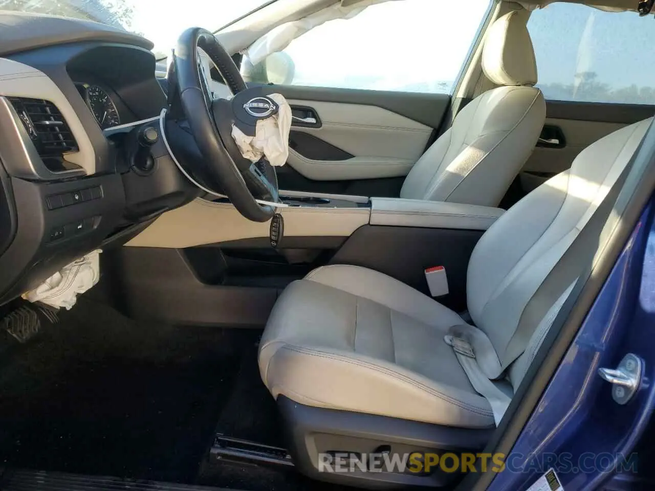 7 Photograph of a damaged car 5N1BT3CAXNC691531 NISSAN ROGUE 2022