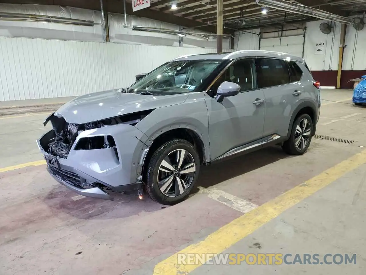 1 Photograph of a damaged car 5N1BT3CB2NC702580 NISSAN ROGUE 2022