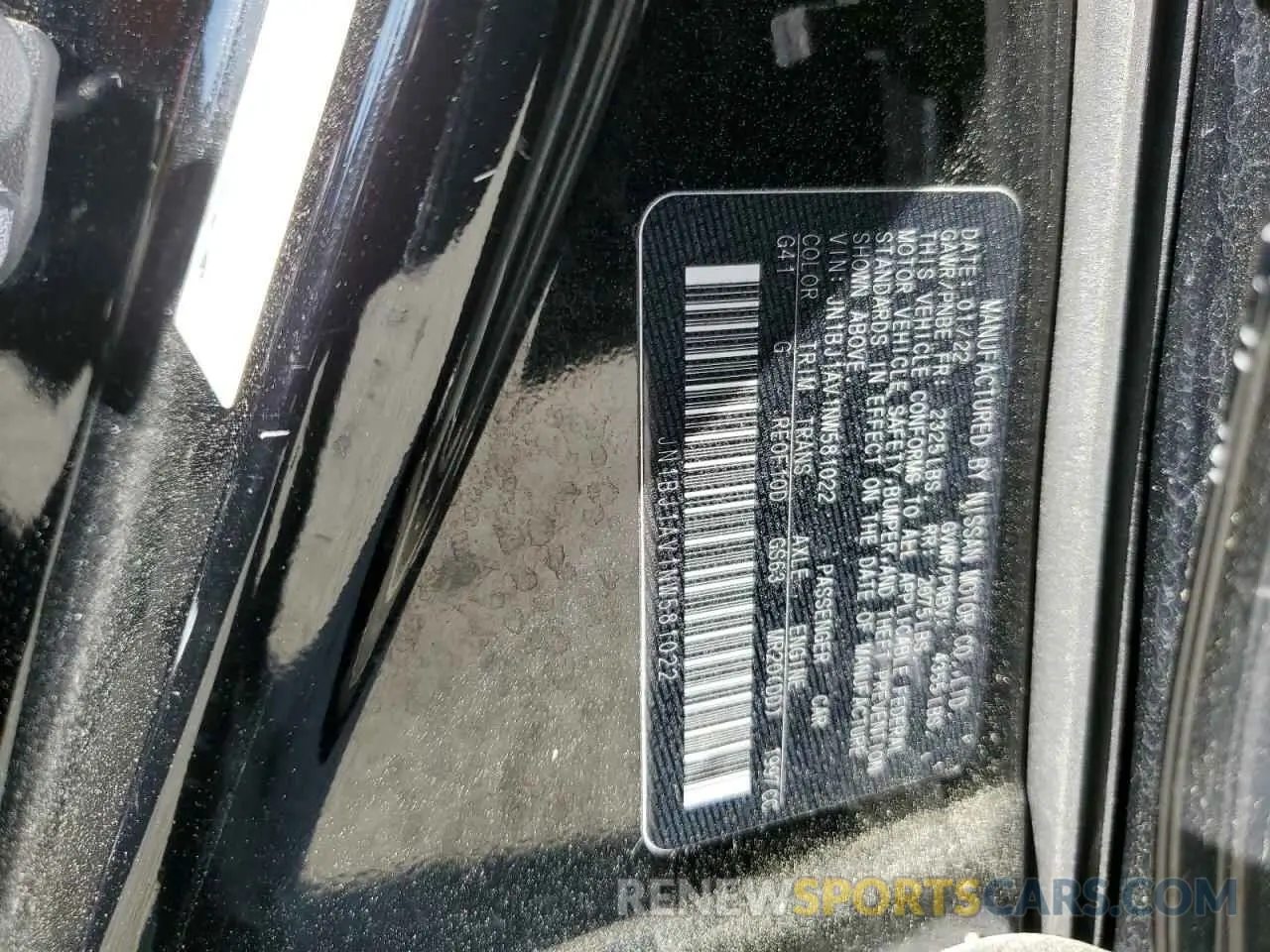 14 Photograph of a damaged car JN1BJ1AV1NW581022 NISSAN ROGUE 2022