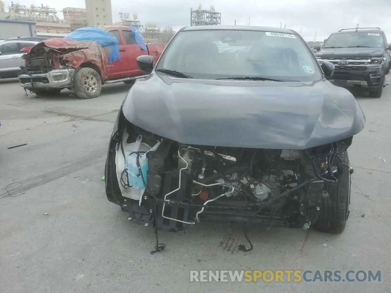 5 Photograph of a damaged car JN1BJ1AV3NW345715 NISSAN ROGUE 2022