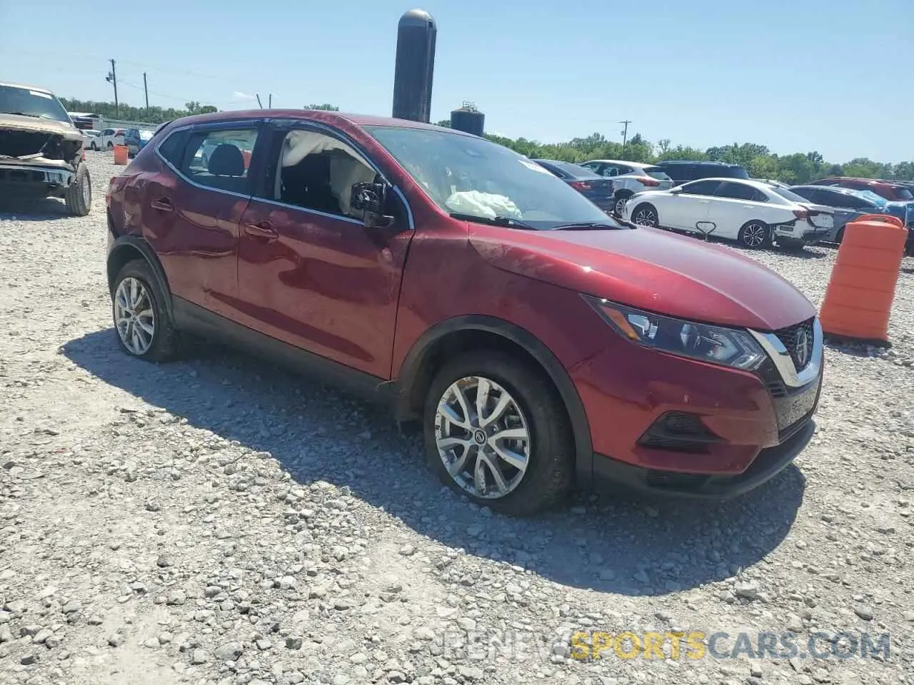 4 Photograph of a damaged car JN1BJ1AV6NW346535 NISSAN ROGUE 2022
