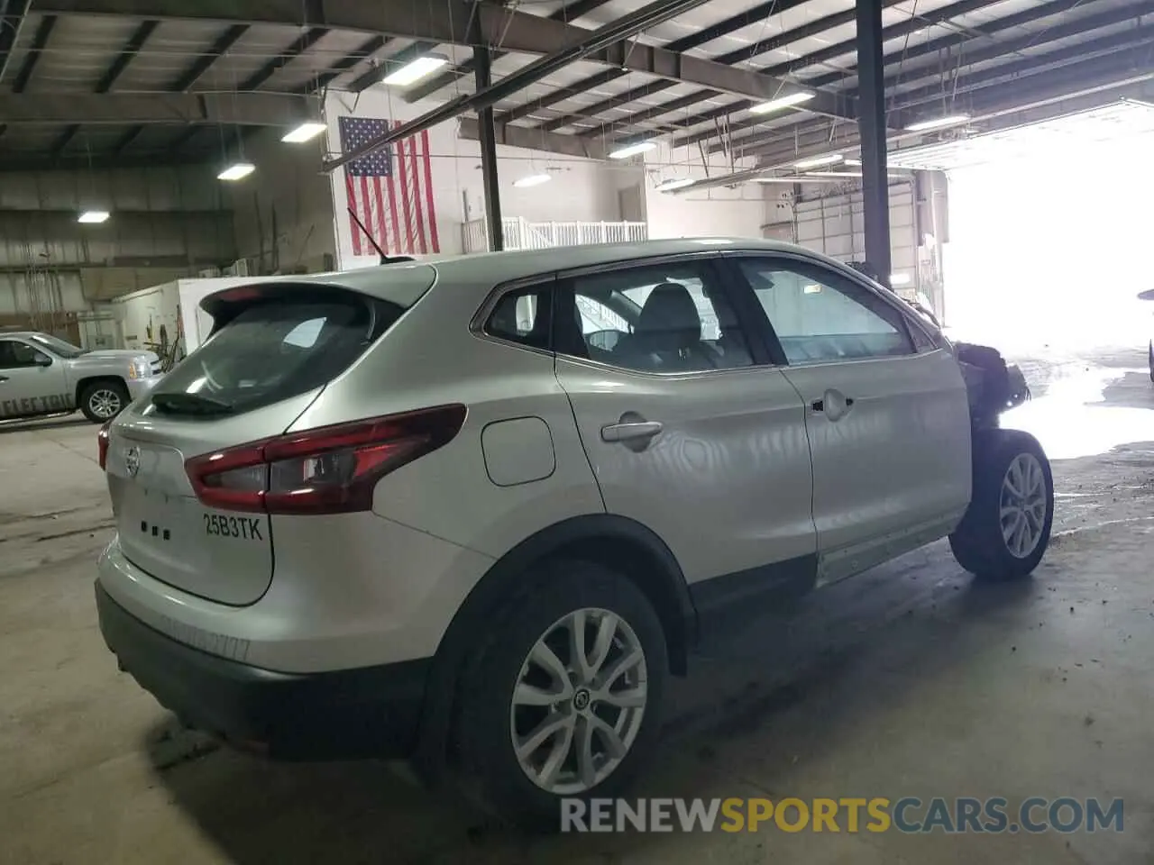 3 Photograph of a damaged car JN1BJ1AVXNW347963 NISSAN ROGUE 2022