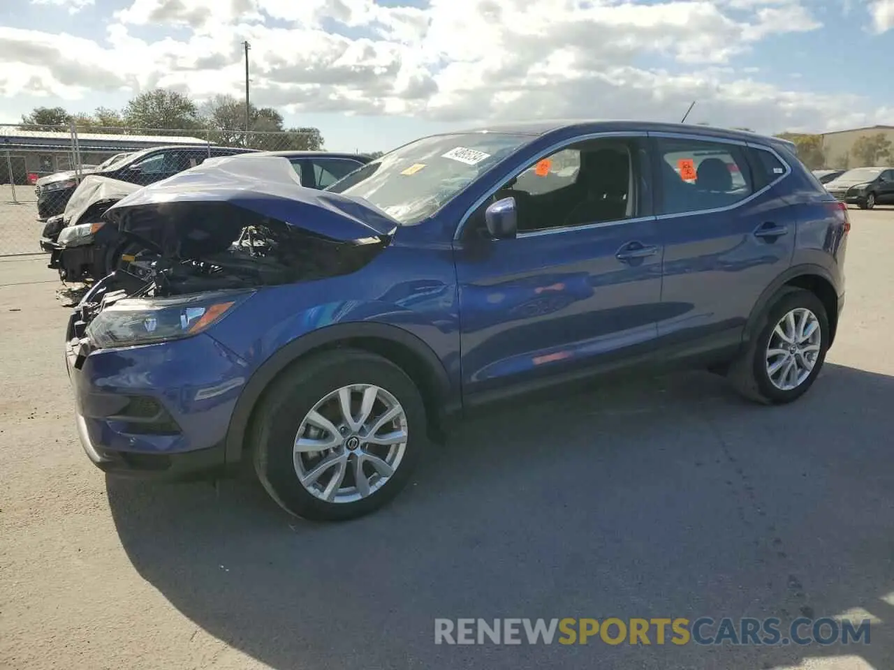 1 Photograph of a damaged car JN1BJ1AW7NW474954 NISSAN ROGUE 2022