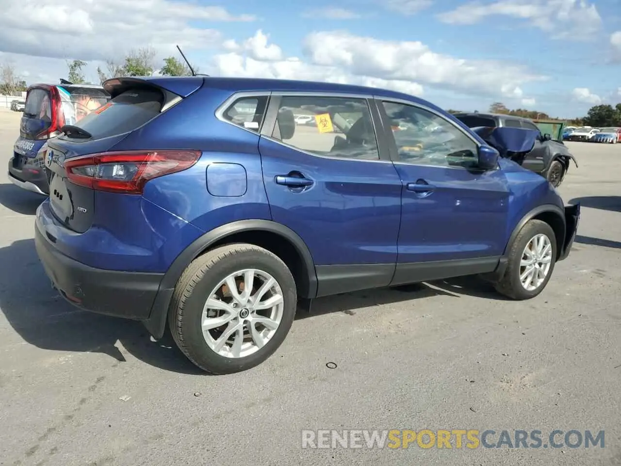 3 Photograph of a damaged car JN1BJ1AW7NW474954 NISSAN ROGUE 2022