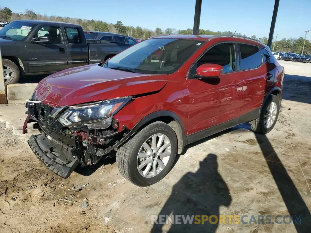 1 Photograph of a damaged car JN1BJ1BV6NW348073 NISSAN ROGUE 2022