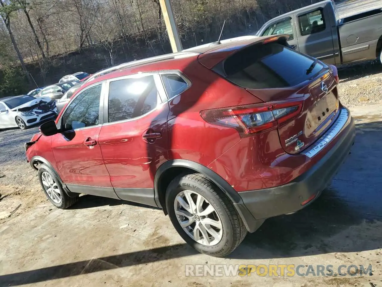 2 Photograph of a damaged car JN1BJ1BV6NW348073 NISSAN ROGUE 2022