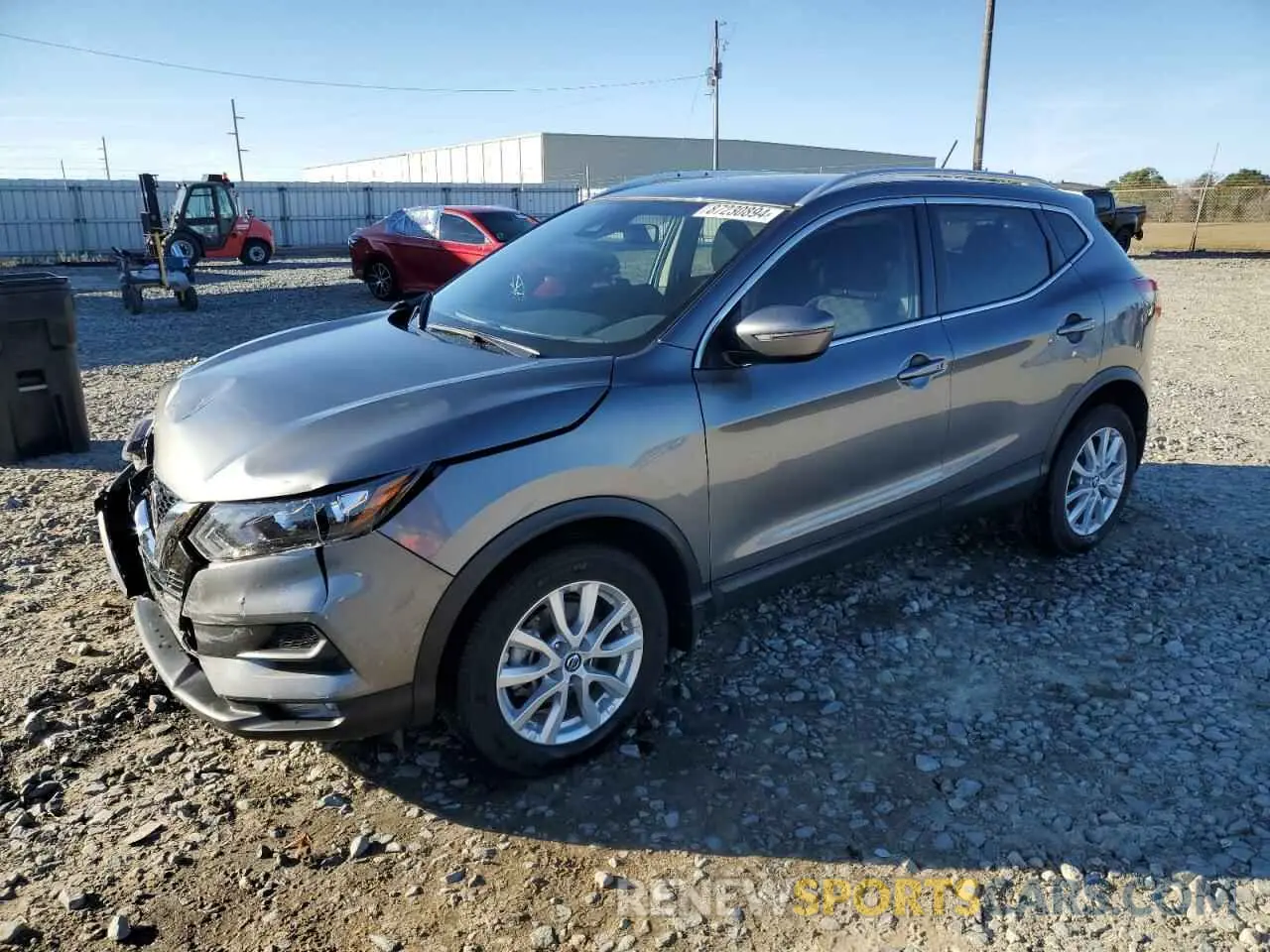 1 Photograph of a damaged car JN1BJ1BV7NW341195 NISSAN ROGUE 2022