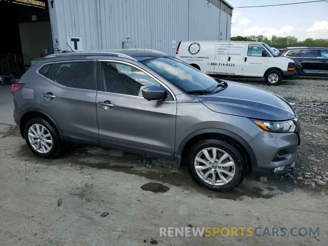 4 Photograph of a damaged car JN1BJ1BW3NW492138 NISSAN ROGUE 2022