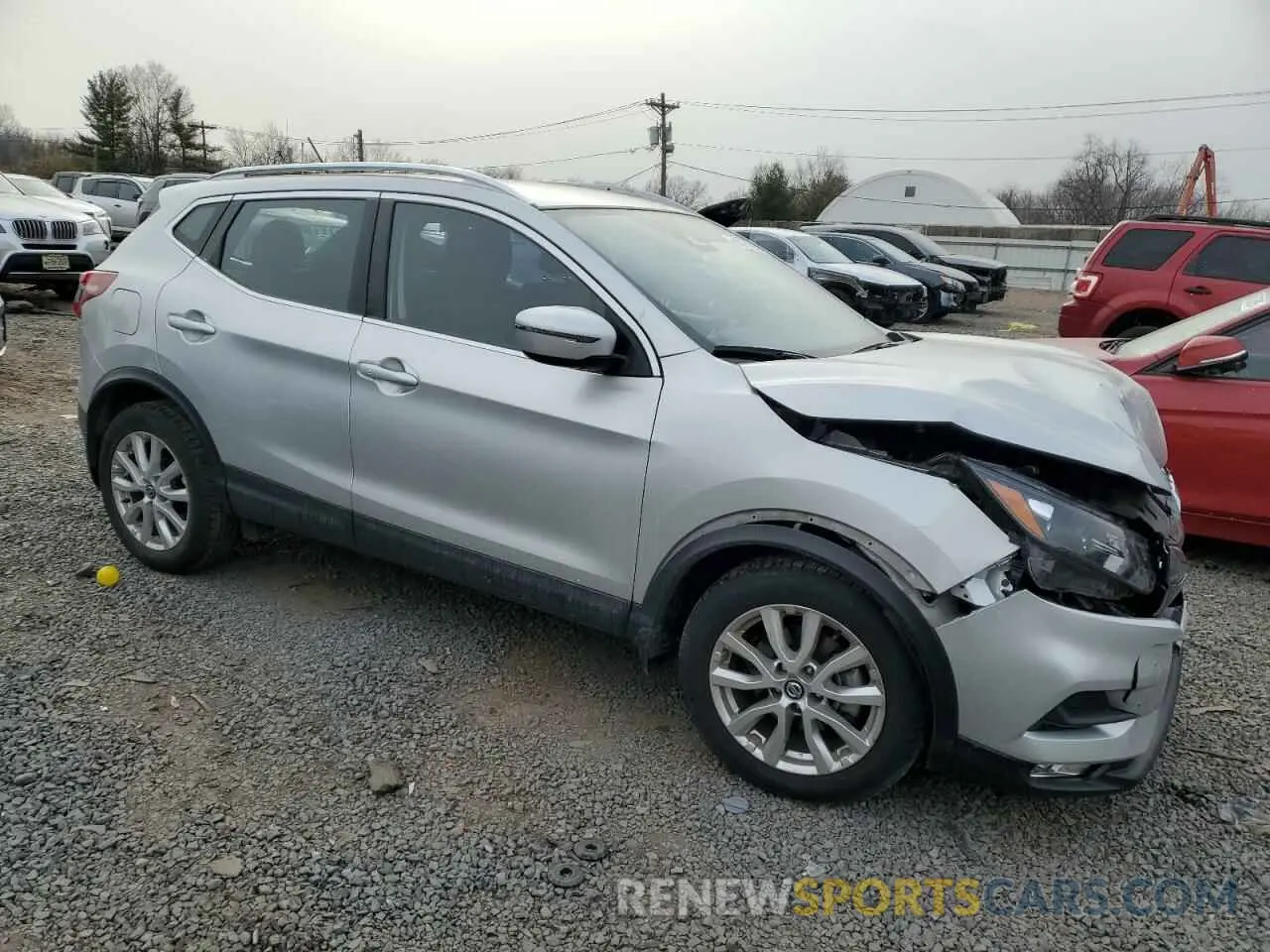 4 Photograph of a damaged car JN1BJ1BW6NW682483 NISSAN ROGUE 2022