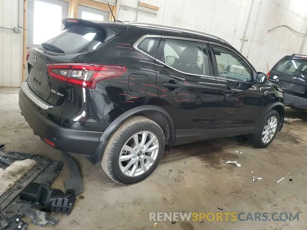 3 Photograph of a damaged car JN1BJ1BWXNW479483 NISSAN ROGUE 2022