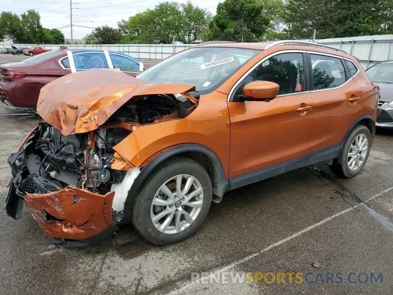 1 Photograph of a damaged car JN1BJ1BWXNW488412 NISSAN ROGUE 2022