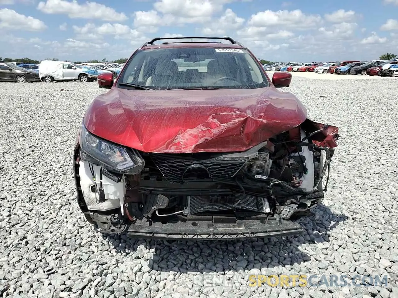 5 Photograph of a damaged car JN1BJ1CV7NW351854 NISSAN ROGUE 2022