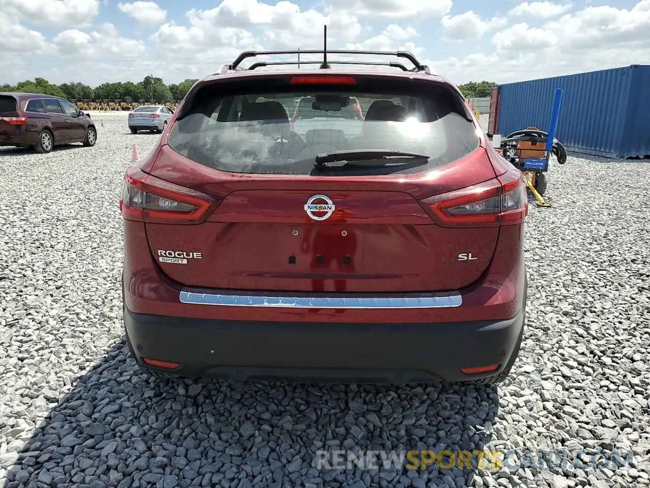 6 Photograph of a damaged car JN1BJ1CV7NW351854 NISSAN ROGUE 2022
