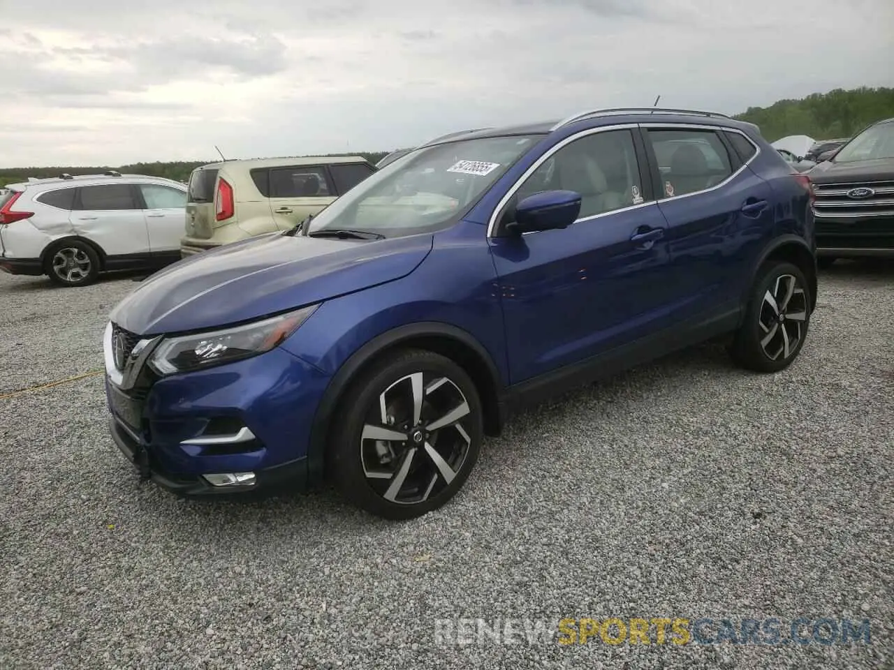 1 Photograph of a damaged car JN1BJ1CV8NW347604 NISSAN ROGUE 2022