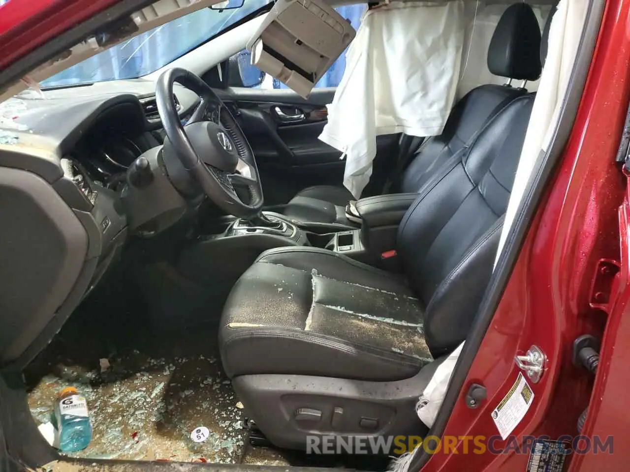 7 Photograph of a damaged car JN1BJ1CW1NW487728 NISSAN ROGUE 2022