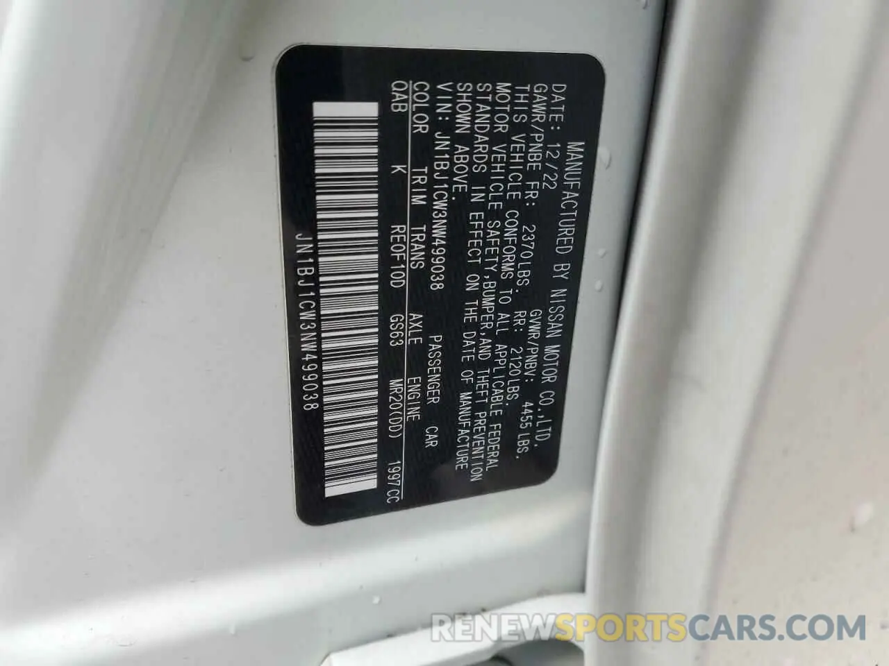 15 Photograph of a damaged car JN1BJ1CW3NW499038 NISSAN ROGUE 2022