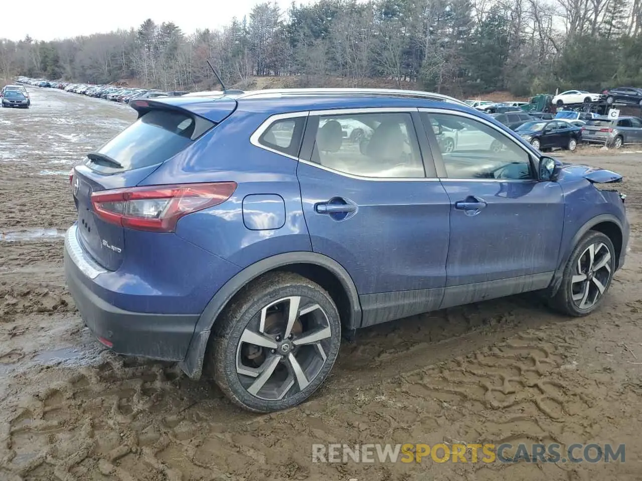 3 Photograph of a damaged car JN1BJ1CW4NW485259 NISSAN ROGUE 2022