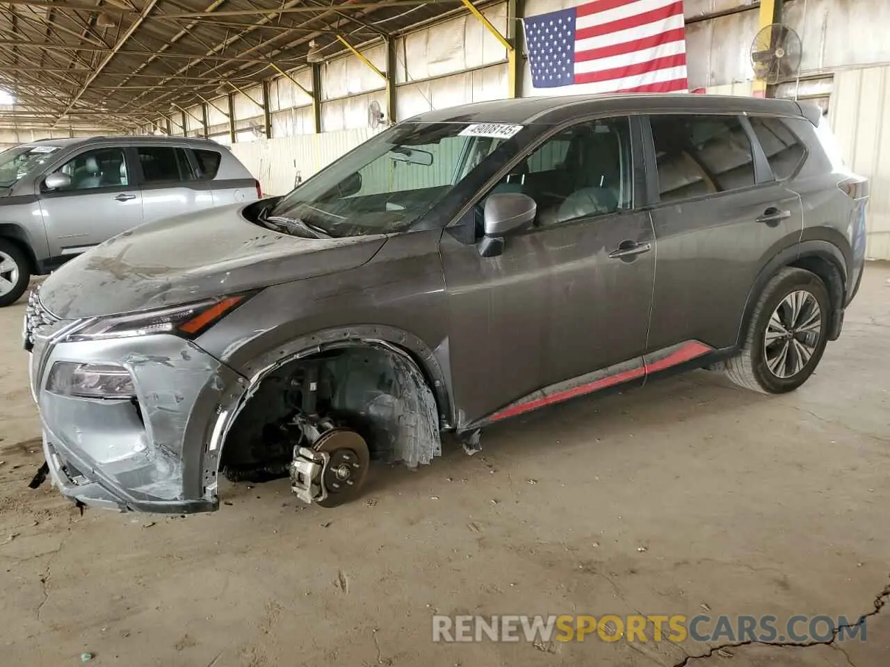 1 Photograph of a damaged car JN8BT3BA5NW043152 NISSAN ROGUE 2022