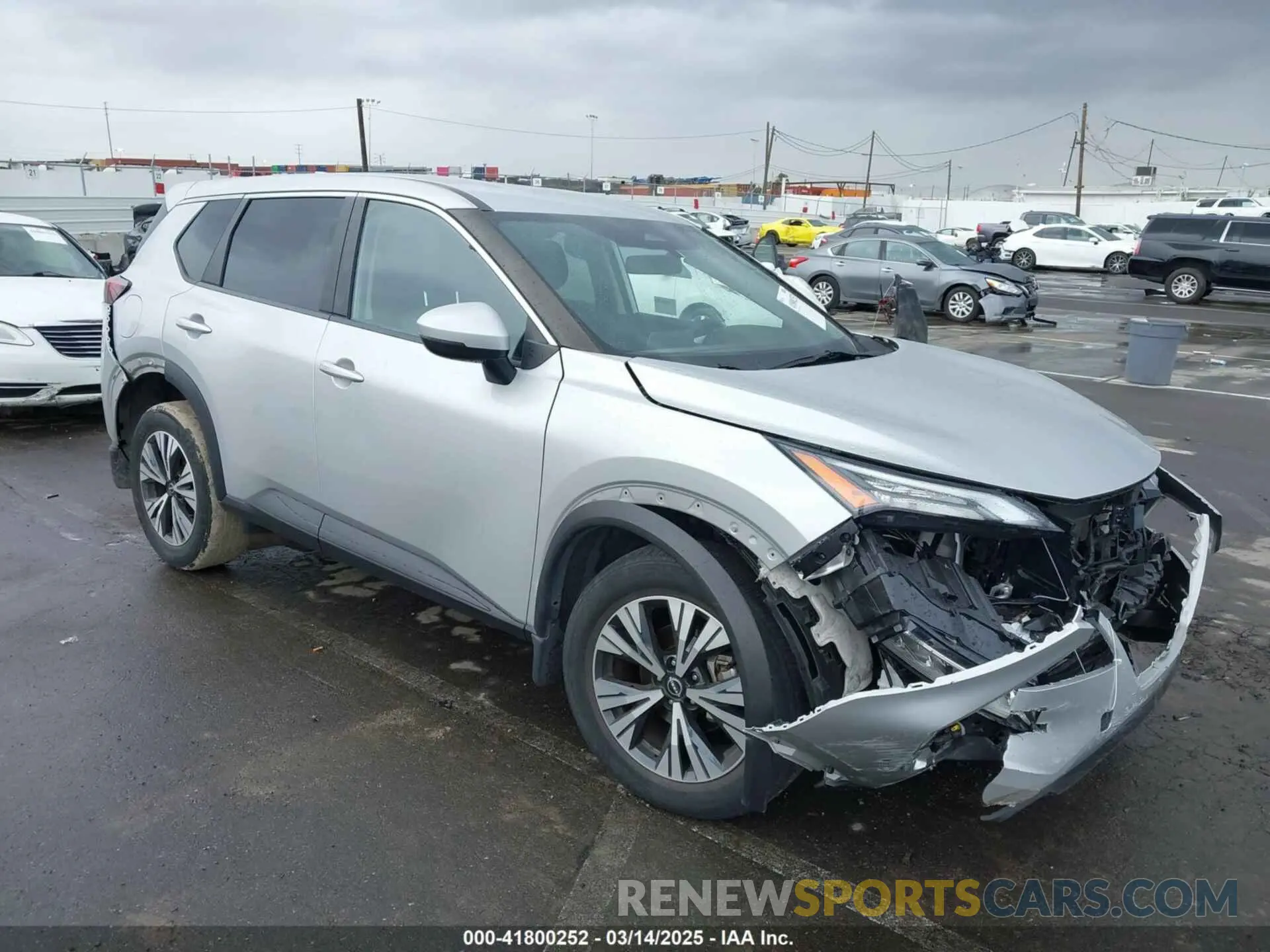 1 Photograph of a damaged car JN8BT3BAXNW043261 NISSAN ROGUE 2022