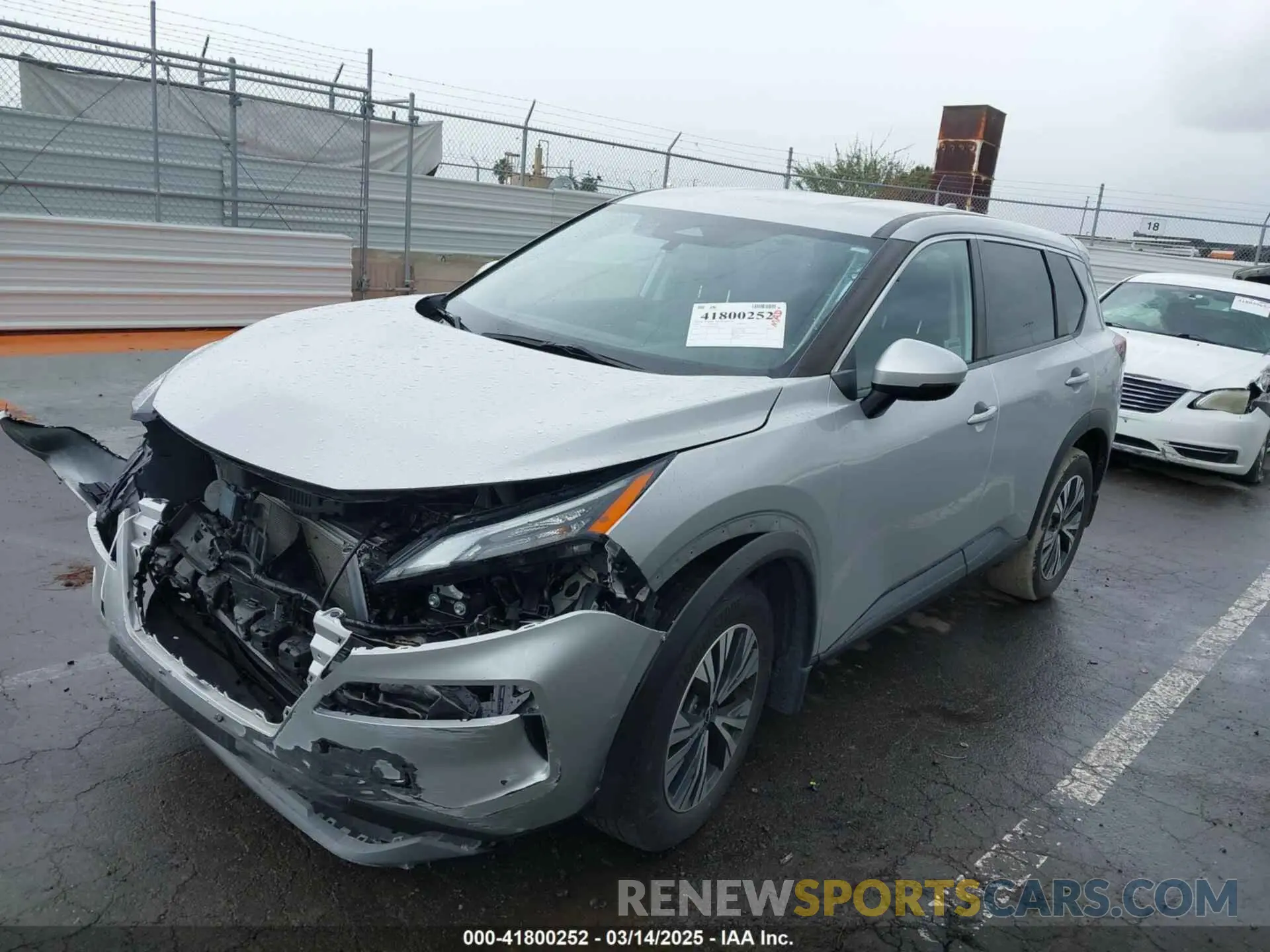 2 Photograph of a damaged car JN8BT3BAXNW043261 NISSAN ROGUE 2022