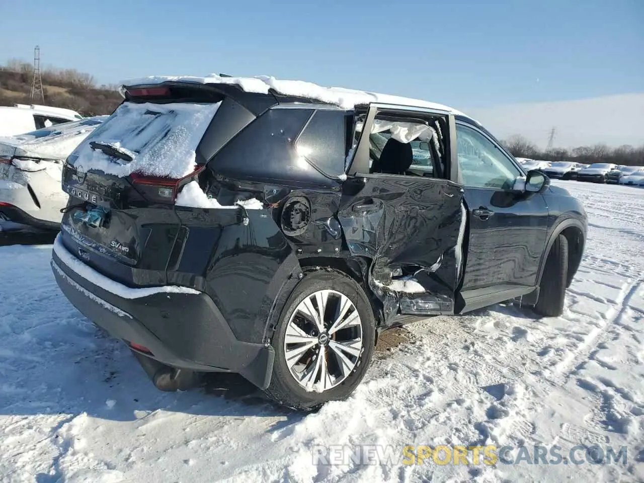 3 Photograph of a damaged car JN8BT3BB2NW330974 NISSAN ROGUE 2022