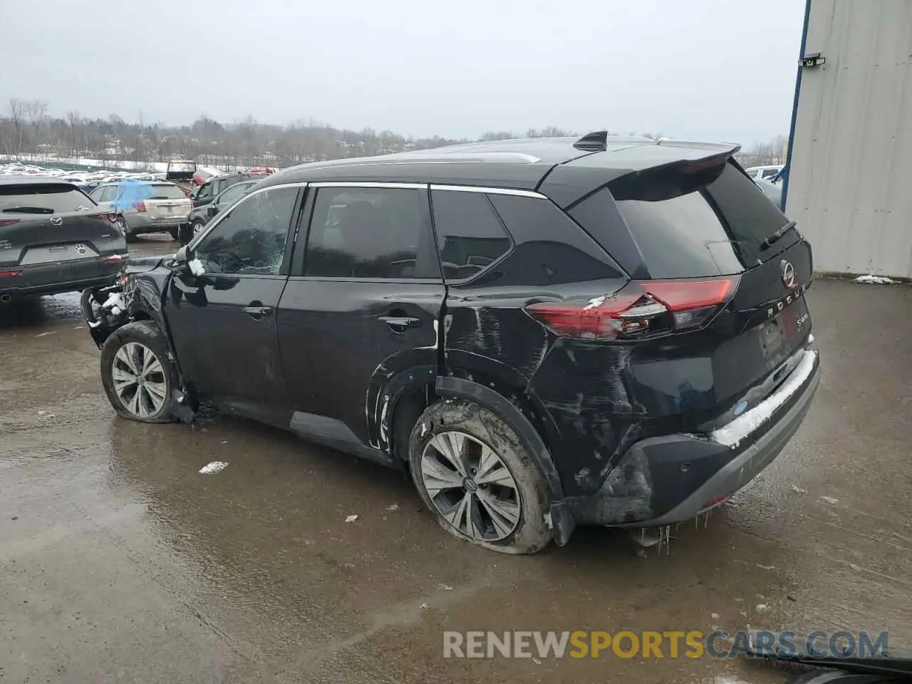 2 Photograph of a damaged car JN8BT3BB3NW337934 NISSAN ROGUE 2022