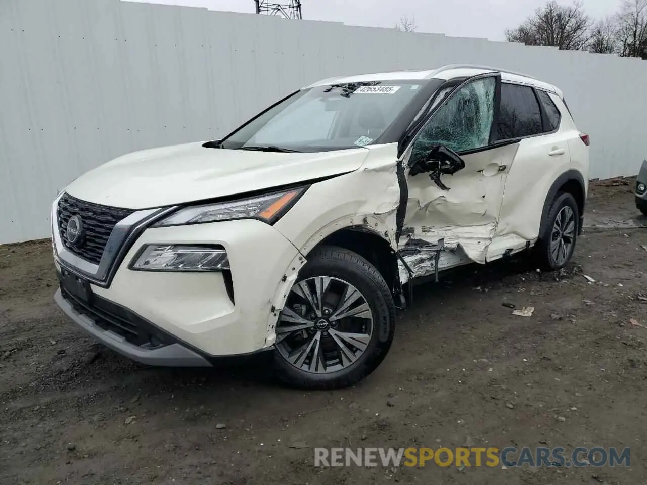 1 Photograph of a damaged car JN8BT3BB3NW338632 NISSAN ROGUE 2022