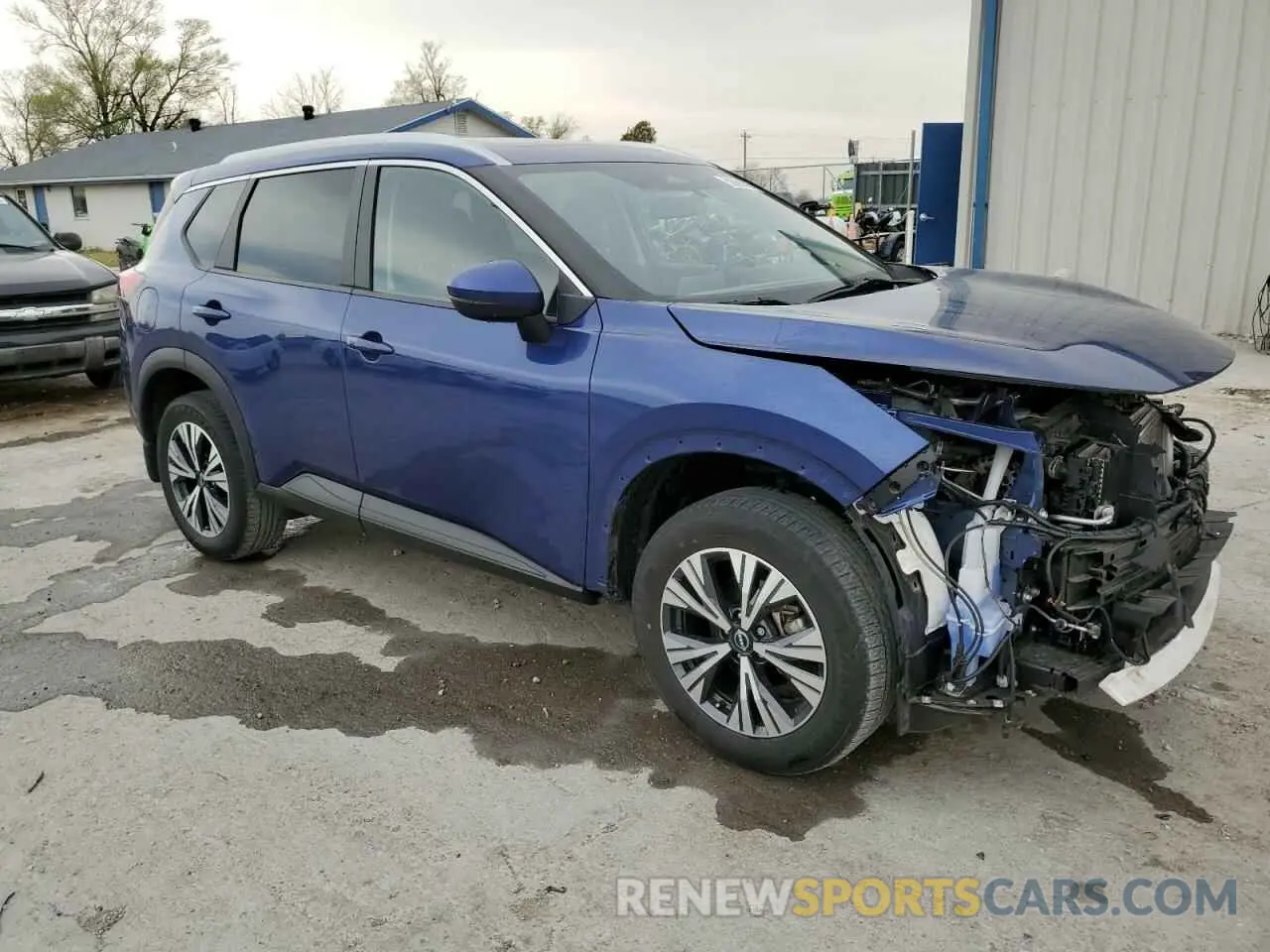 4 Photograph of a damaged car JN8BT3BB4NW336422 NISSAN ROGUE 2022