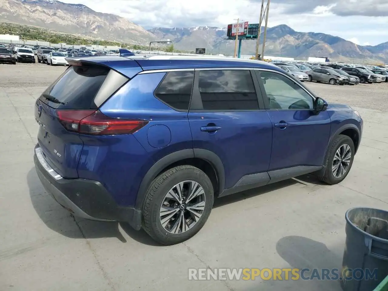3 Photograph of a damaged car JN8BT3BB5NW338552 NISSAN ROGUE 2022